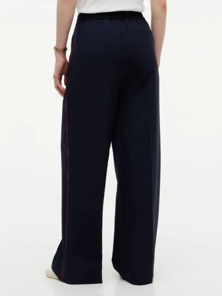 Γυναικείο Παντελόνι Navy Μπλε Tommy Hilfiger WW0WW51780-C1G