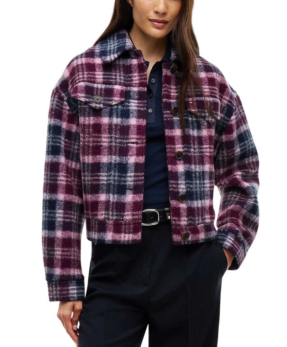 Γυναικείο Καρό Μπουφάν Tommy Jeans DW0DW21662-0MH