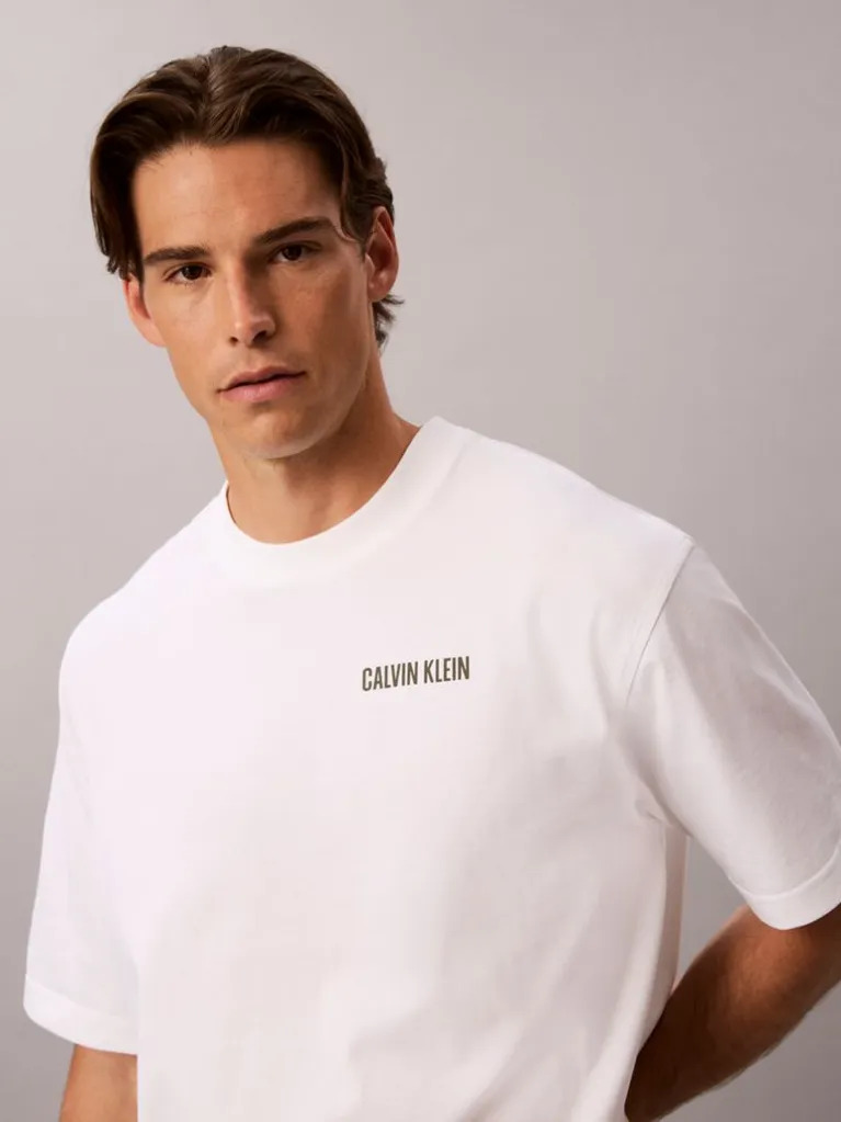 Ανδρικό T-shirt Λευκό Calvin Klein LV04RH825G-YAF