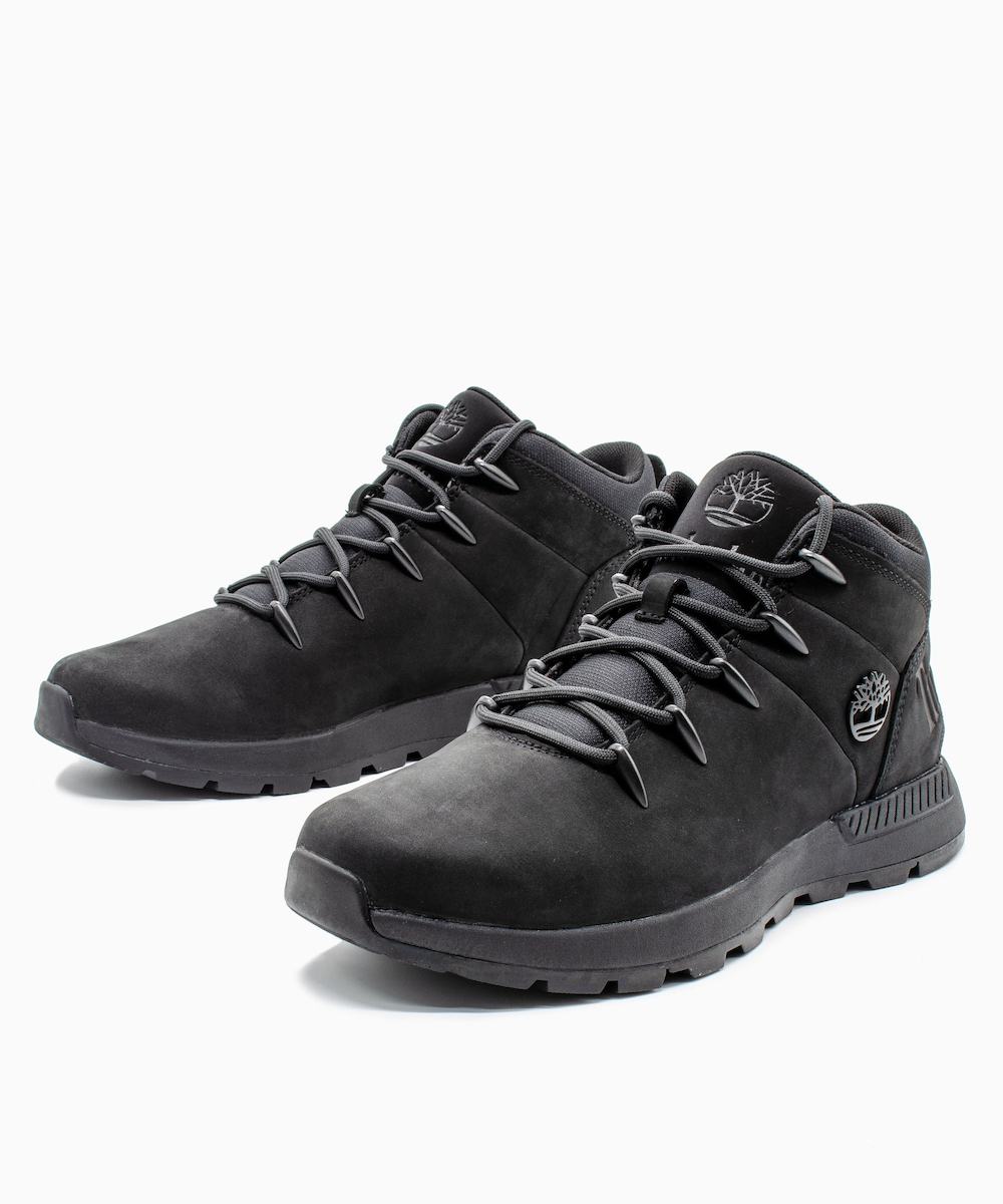 Ανδρικά Δερμάτινα Sprint Trekker Mid Μποτάκια Μαύρα Timberland TB0A1YN5-015
