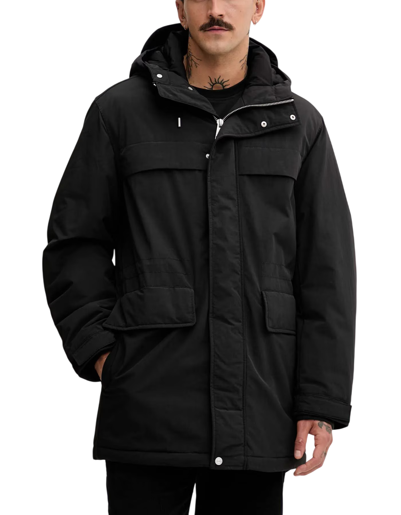 Ανδρικό Μπουφάν Μαύρο Tommy Jeans DM0DM22251-0GK