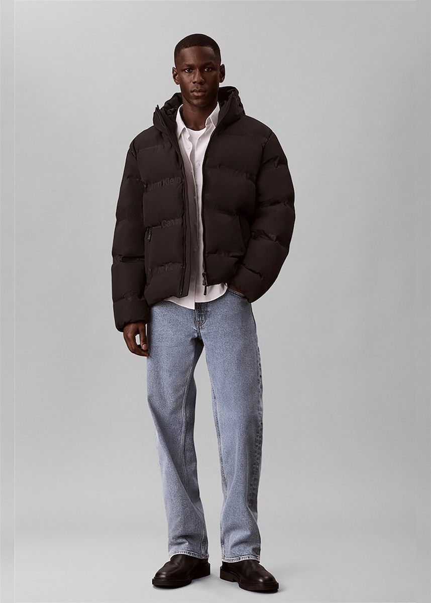 Ανδρικό Μπουφάν Μαύρο Calvin Klein LV04RH523G-UB1