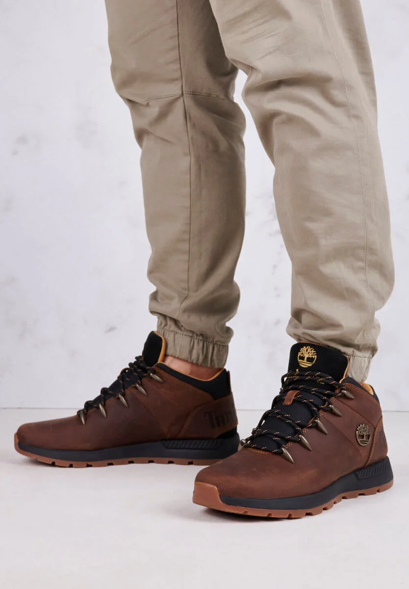 Ανδρικά Δερμάτινα Sprint Trekker Μποτάκια Καφέ Timberland TB0A67TG-943