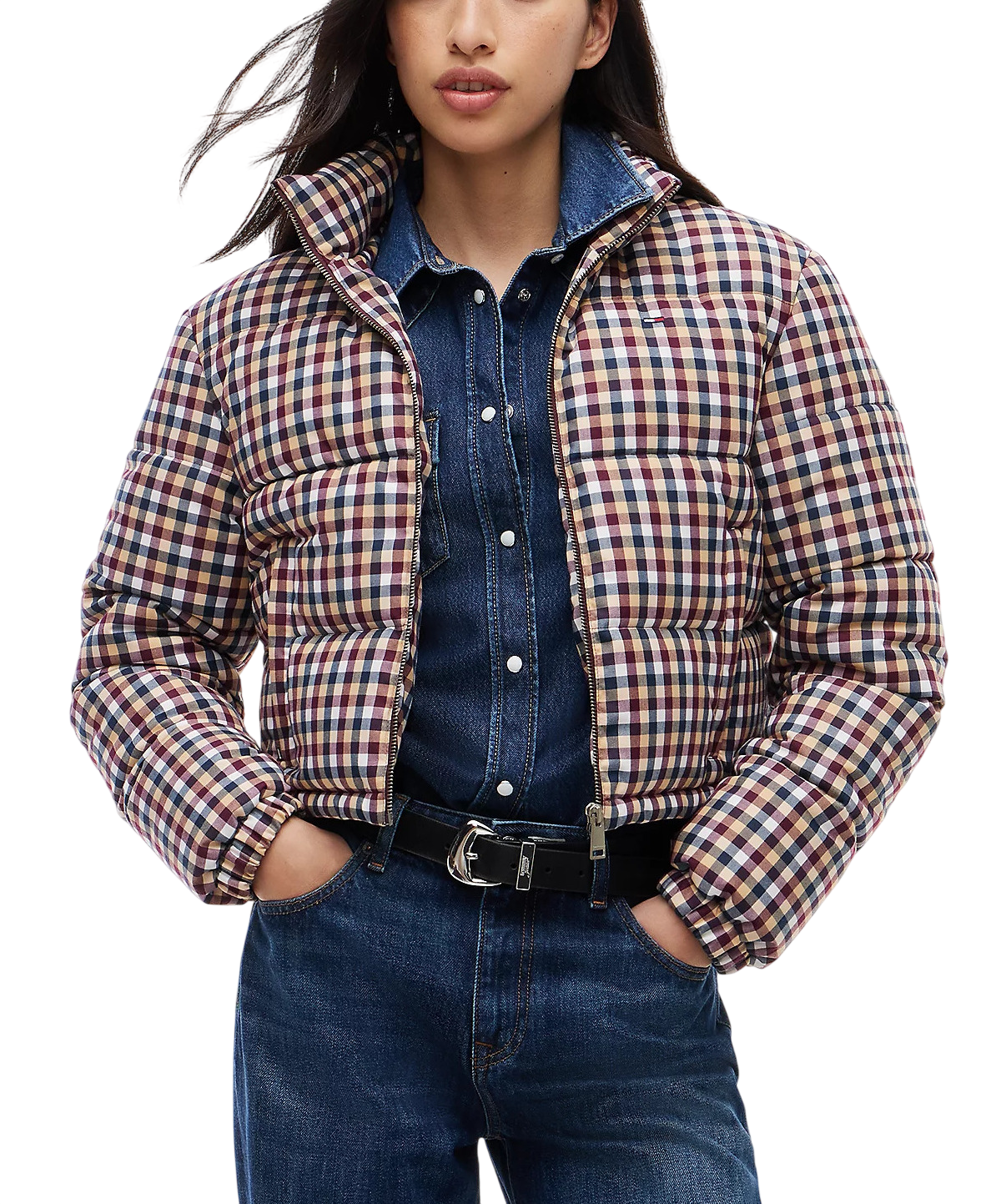 Γυναικείο Καρό Μπουφάν Tommy Jeans DW0DW23578-AB5
