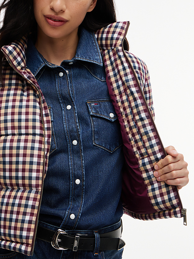 Γυναικείο Καρό Μπουφάν Tommy Jeans DW0DW23578-AB5