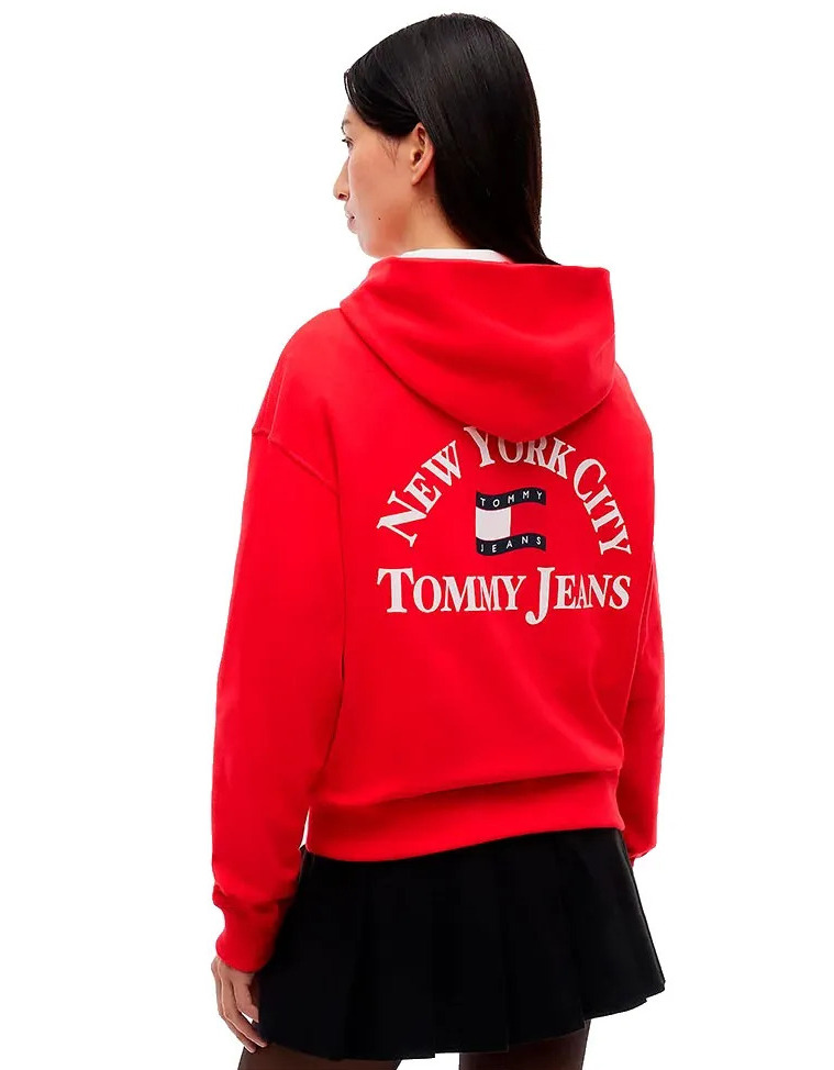 Γυναικείο Φούτερ Κόκκινο Tommy Jeans DW0DW23402-XMD