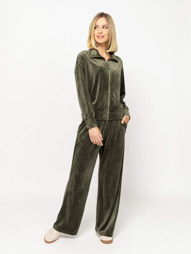 Γυναικεία Timora Ζακέτα Λαδί Heavy Tools T06033-OLIVE