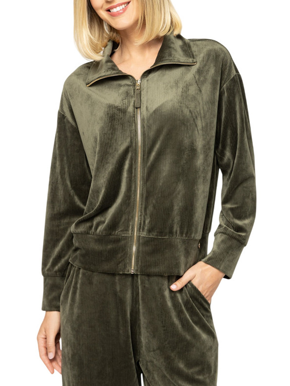 Γυναικεία Timora Ζακέτα Λαδί Heavy Tools T06033-OLIVE