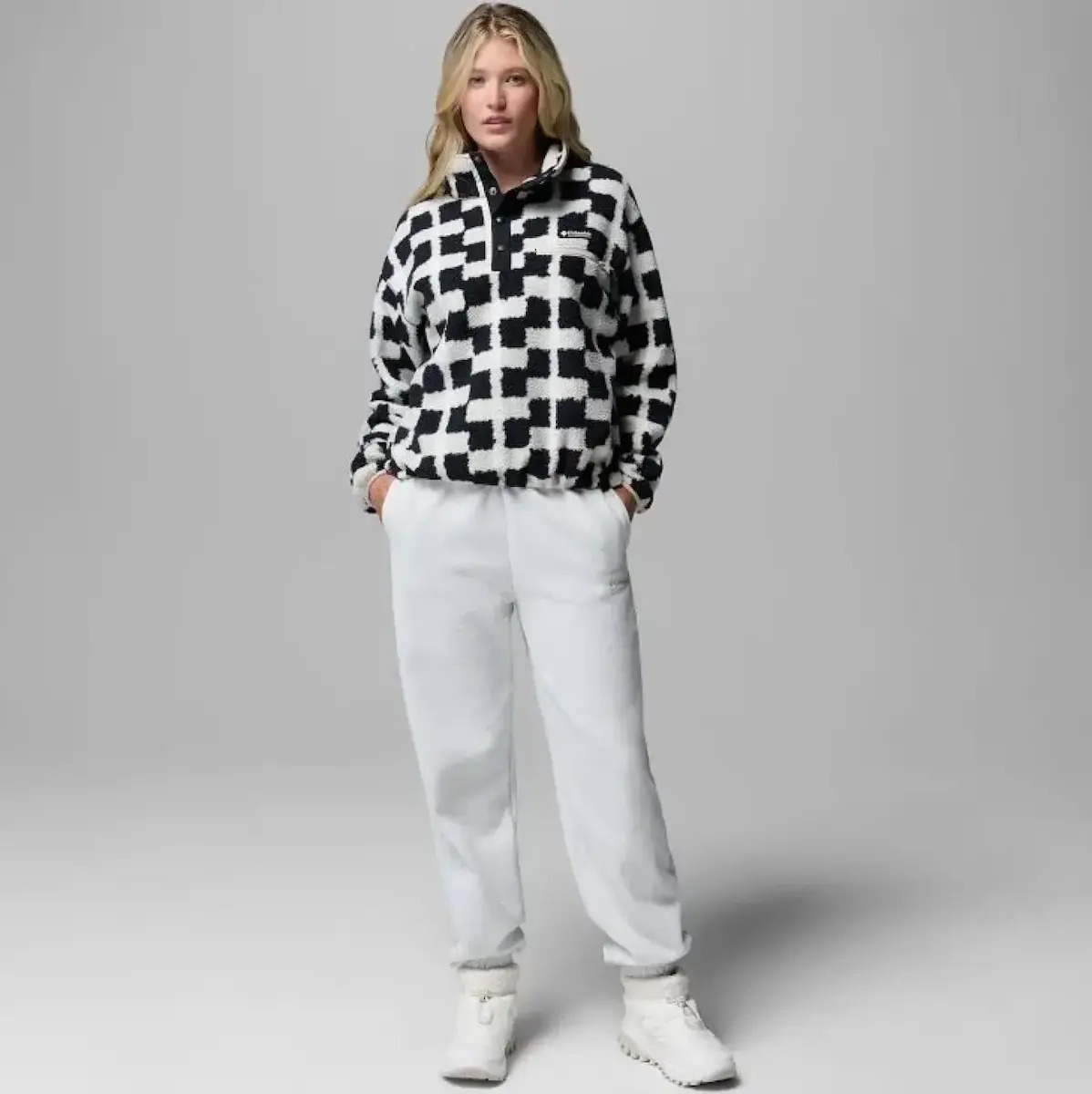 Γυναικείο Helvetia II Printed Cropped Half Snap Fleece Columbia 2098501-016