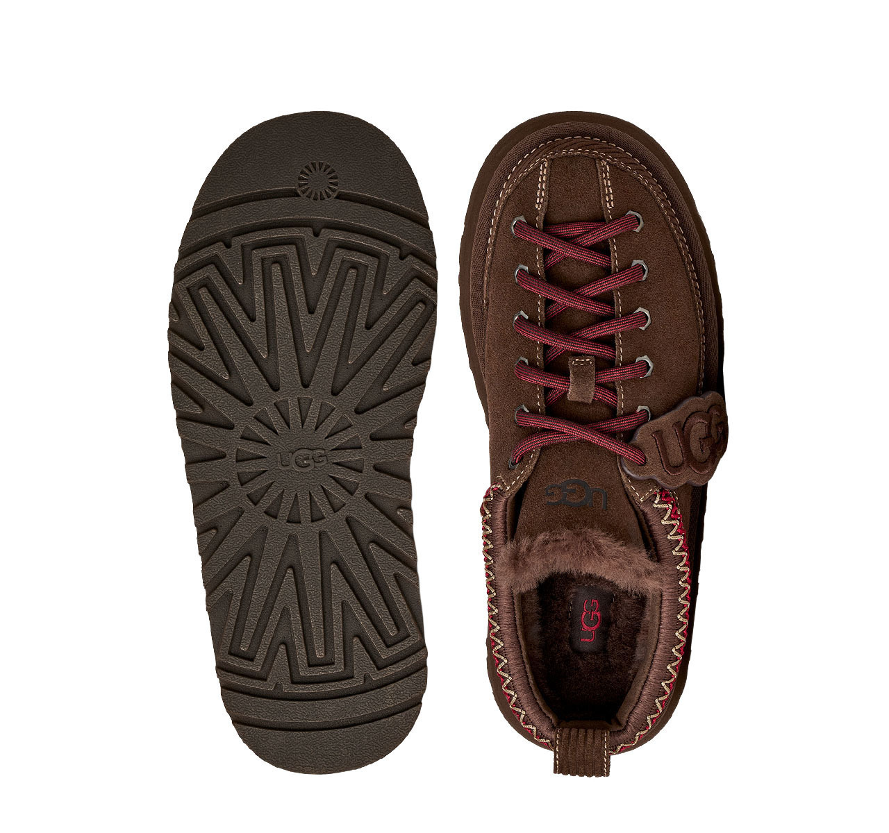 Γυναικείες Heritage Lace-Up Παντόφλες Καφέ UGG 1180361-BCDR