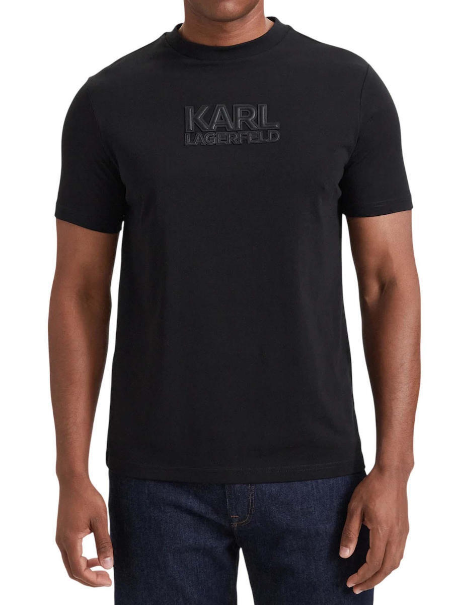 Ανδρικό T-shirt Μαύρο Karl Lagerfeld 755073 564250-990