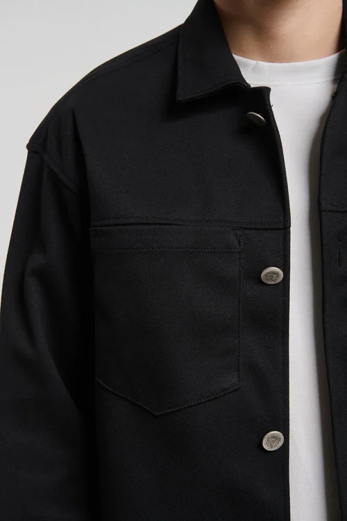 Ανδρικό Overshirt Μαύρο Royal Denim Santo5166-Black