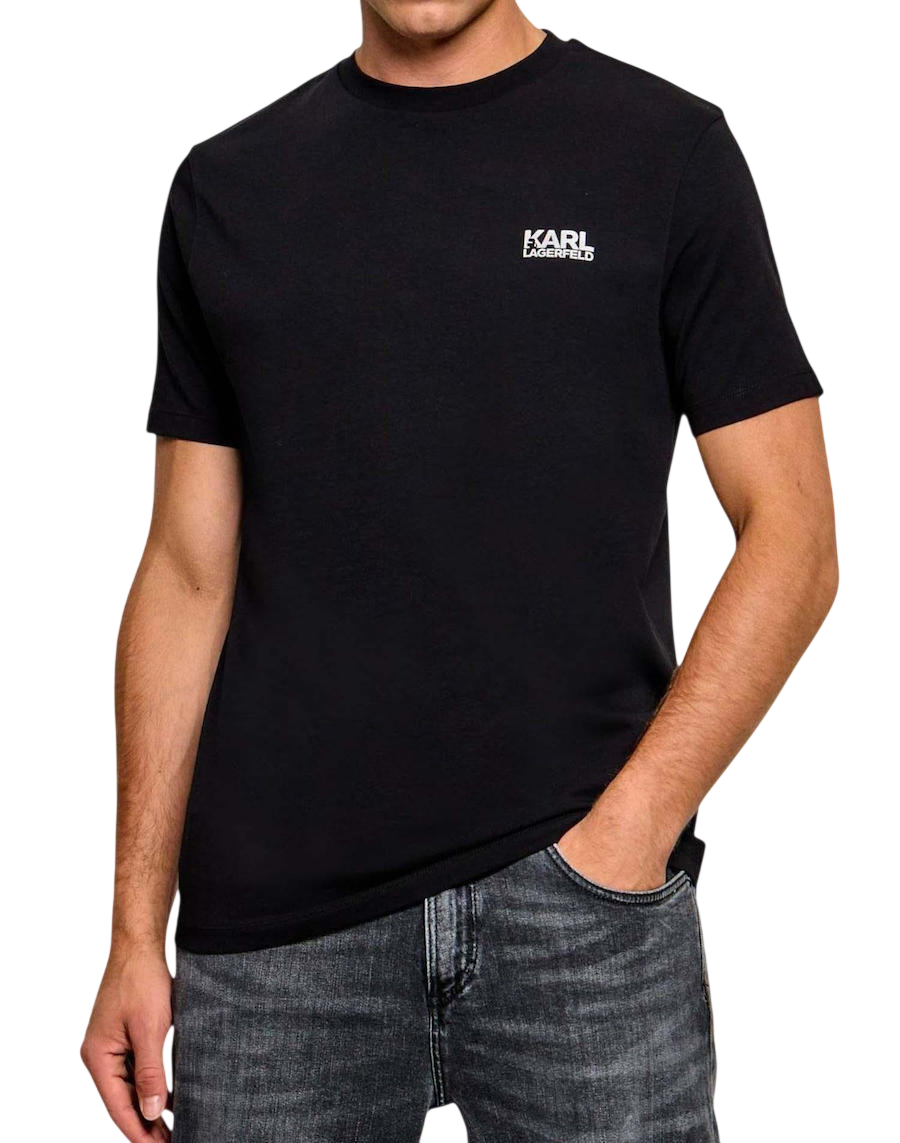 Ανδρικό T-shirt Μαύρο Karl Lagerfeld 755781 564235-910