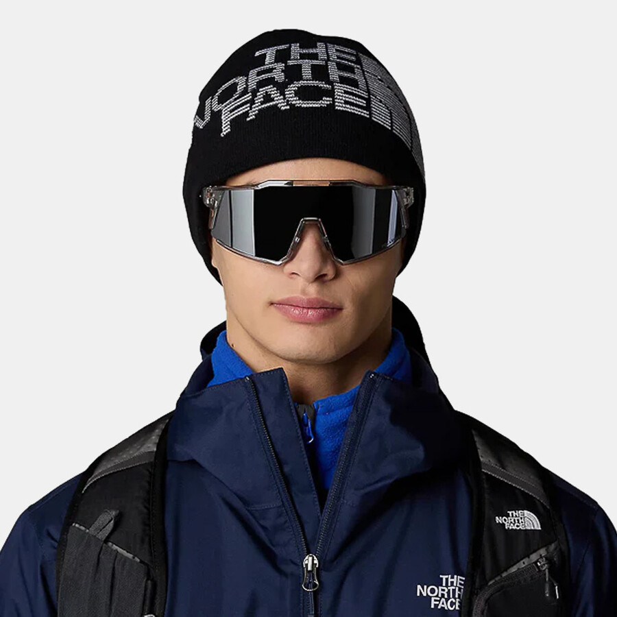 Unisex Highline Σκουφάκι Διπλής Όψεως Μαύρο/Γκρι The North Face NF0A7WLA-YA71