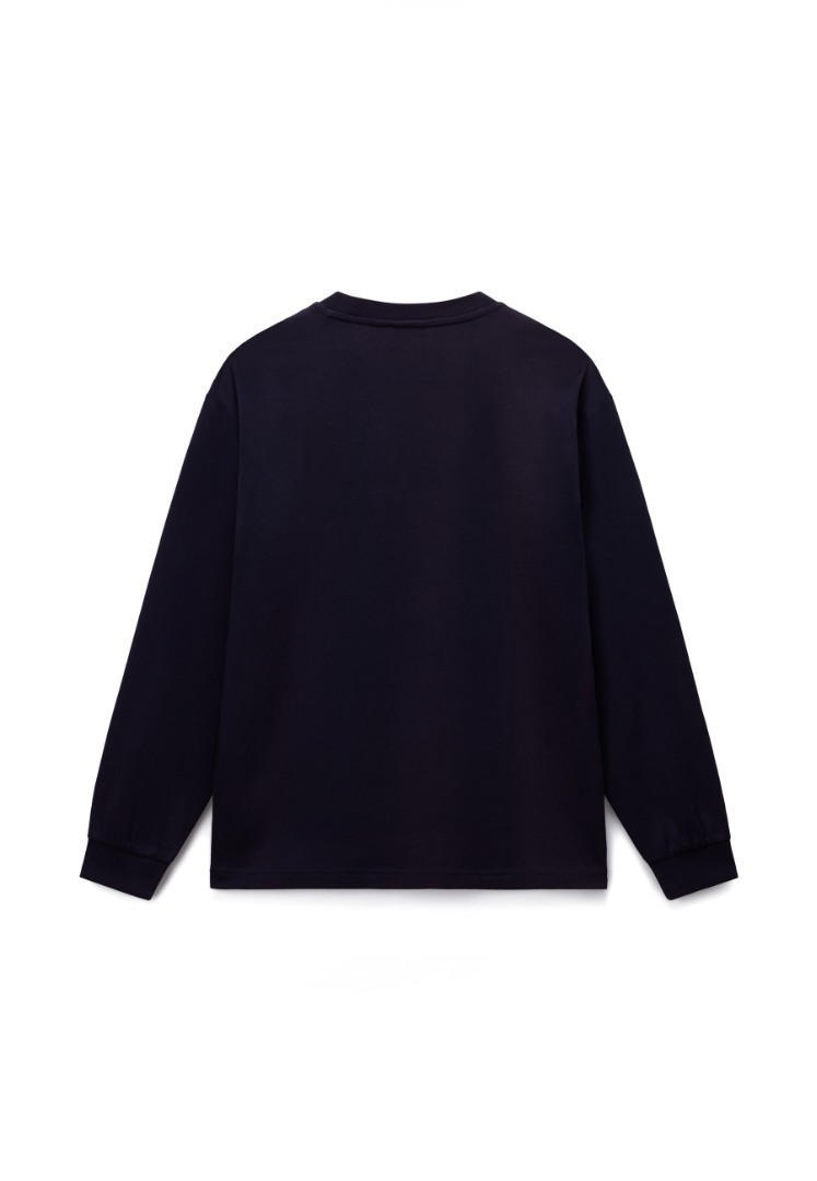 Ανδρικό S-Box Logo Μακρυμάνικο T-shirt Navy Μπλε Napapijri NP0A8BC5-1761