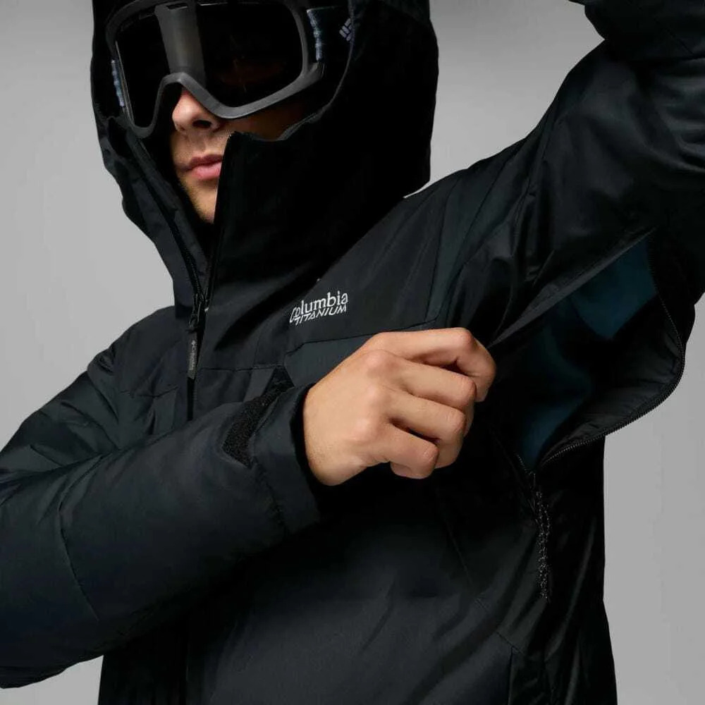 Ανδρικό Glacier Ridge Down Μπουφάν Μαύρο Columbia 2134761-010