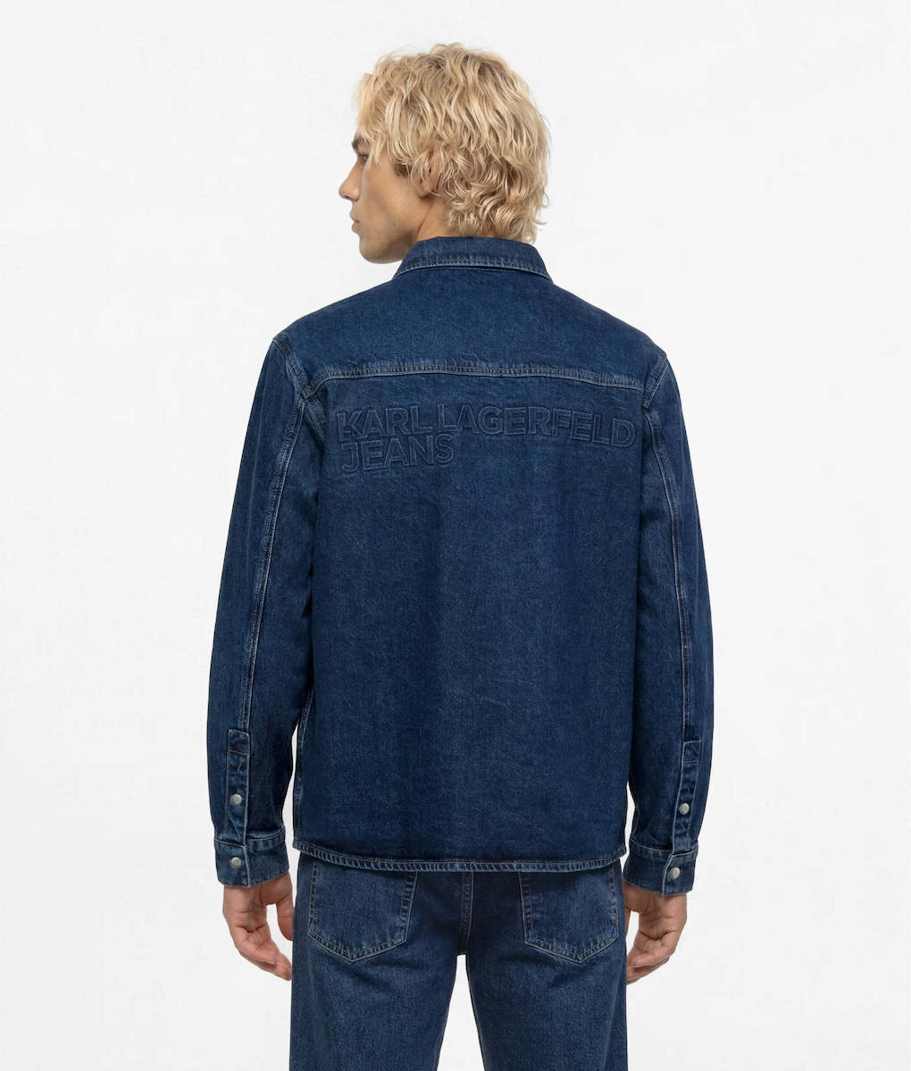 Ανδρικό Τζιν Overshirt Μπλε Karl Lagerfeld Jeans B4M16004-1NB Blue