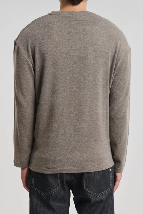 Ανδρικό Πουλόβερ Γκρι Royal Denim Masuda4071-Taupe