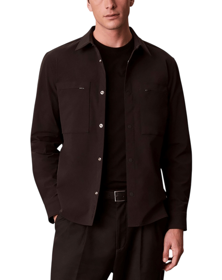 Ανδρικό Overshirt Μαύρο Calvin Klein LV04LH121G-UB1
