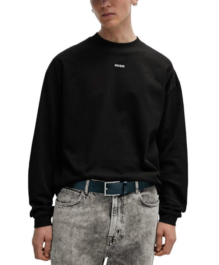 Ανδρικό Μακρυμάνικο Daposo T-Shirt Μαύρο HUGO 50511029-001
