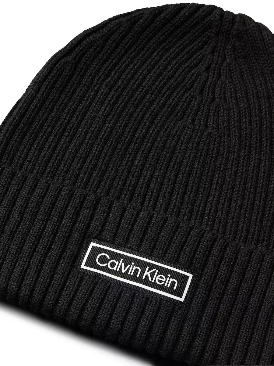 Ανδρικό Σκουφάκι Μαύρο Calvin Klein LV04D8053G-UB1