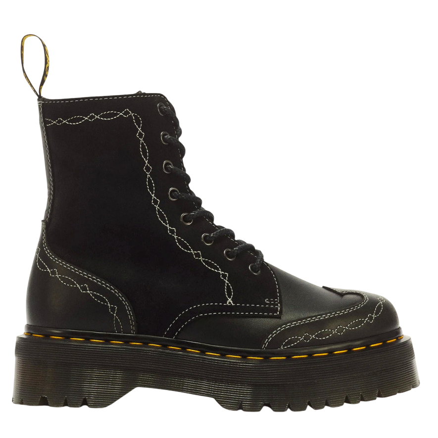 Γυναικεία Δερμάτινα Jadon Rodeo Μποτάκια Μαύρα Dr. Martens 43557001-BLACK