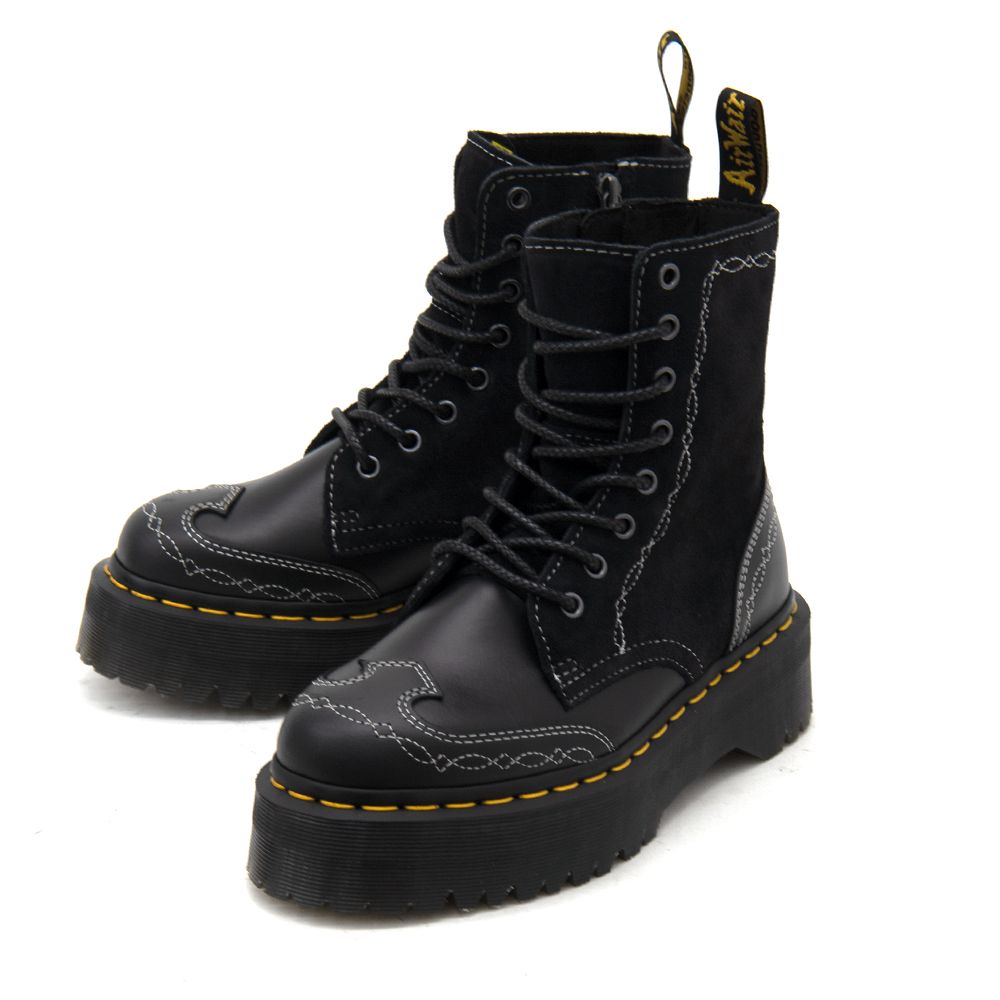 Γυναικεία Δερμάτινα Jadon Rodeo Μποτάκια Μαύρα Dr. Martens 43557001-BLACK