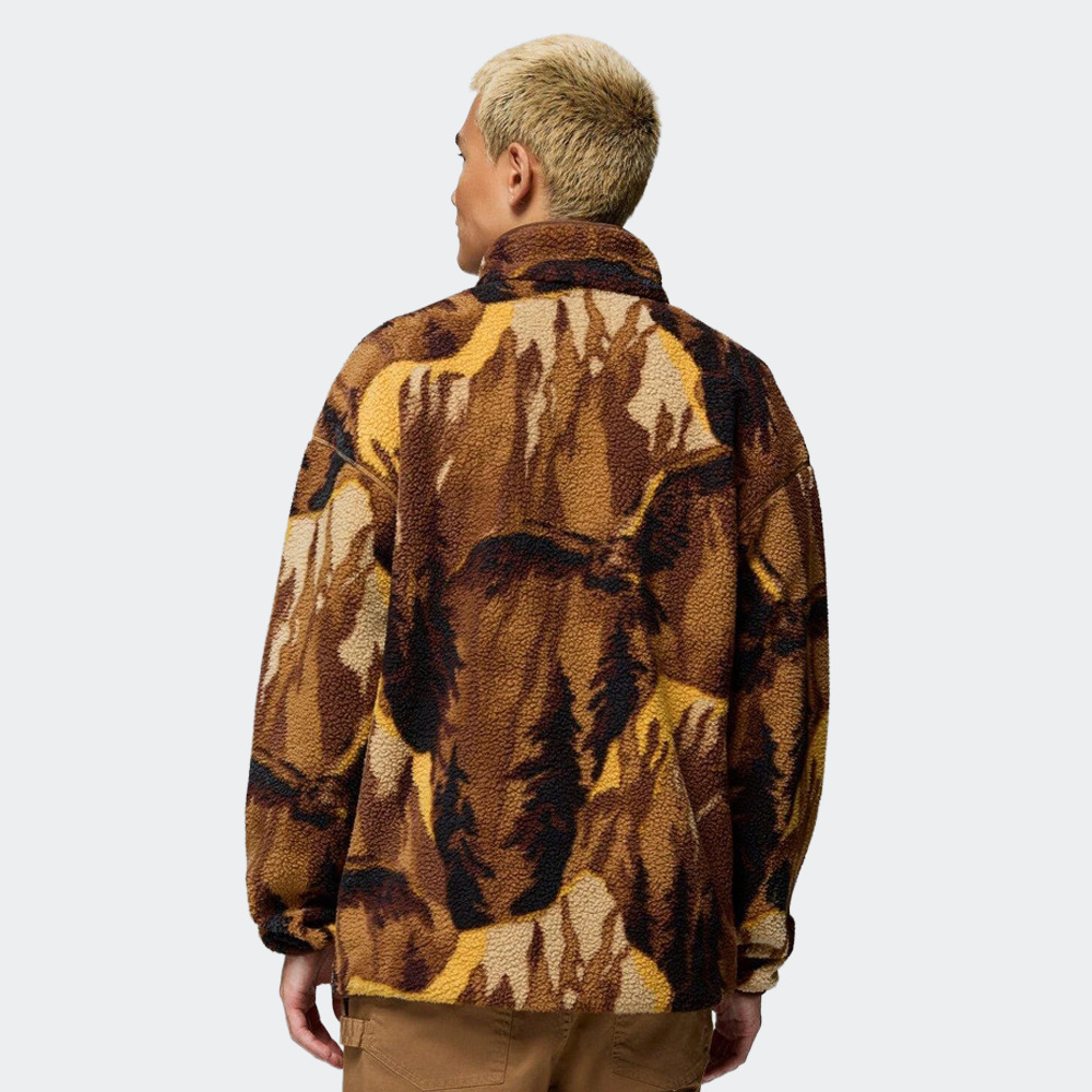 Ανδρικό Helvetia II Printed Half Snap Fleece Καφέ Columbia 2098461-257