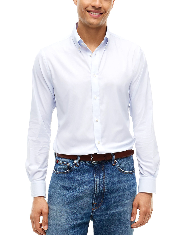 Ανδρικό Πουκάμισο Γαλάζιο Tommy Hilfiger MW0MW46674-0A5