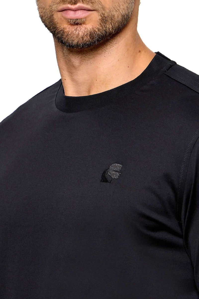 Ανδρικό Μακρυμάνικο T-shirt Μαύρο Karl Lagerfeld 755002 564200-990