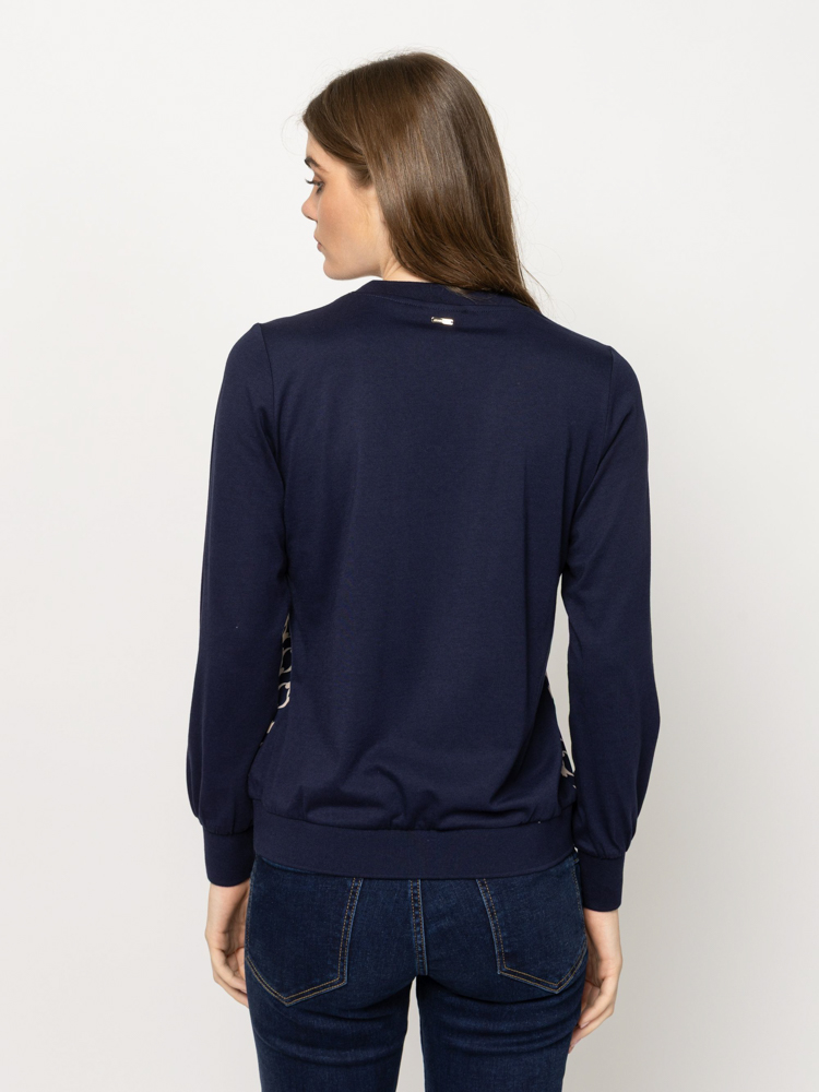 Γυναικείο Calishaw26 Μακρυμάνικο T-shirt Navy Μπλε Heavy Tools T15056-GEOMETRIC