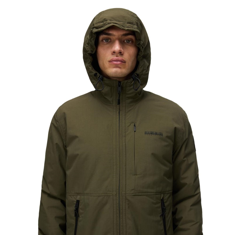 Ανδρικό Tundra Winter Μπουφάν Λαδί Napapijri NP0A8928-G1F1
