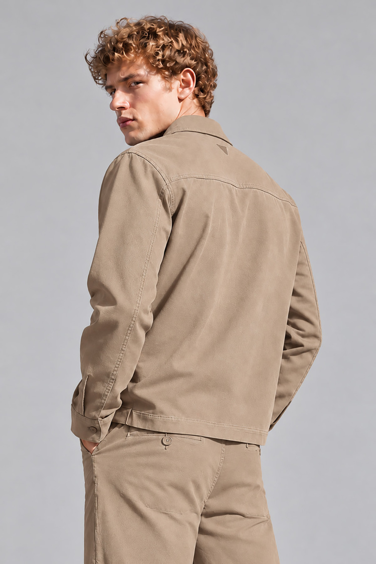 Ανδρικό Overshirt Μπεζ Vittorio PRIMO-FANCO