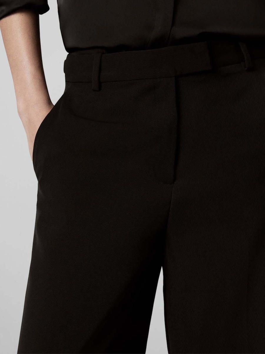 Γυναικείο Παντελόνι Μαύρο Calvin Klein LV044H413G-UB1