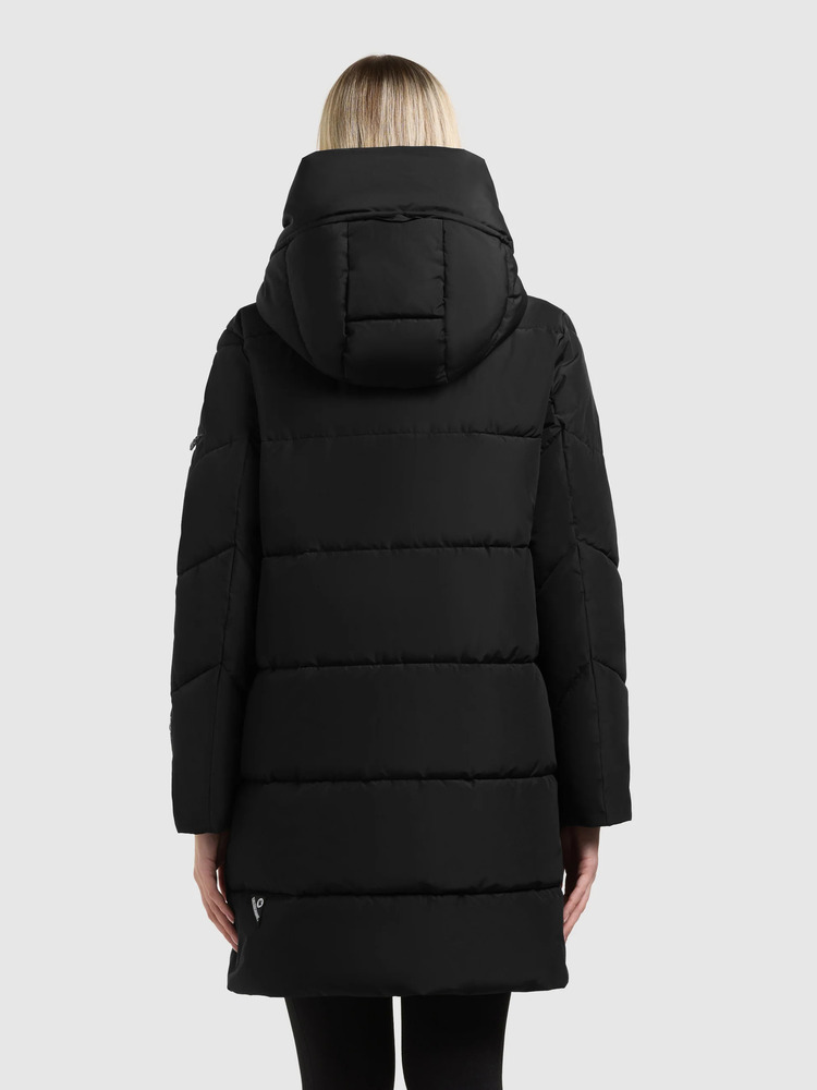 Γυναικείο Emory Μπουφάν Μαύρο Khujo KJ1209CO263-BLACK