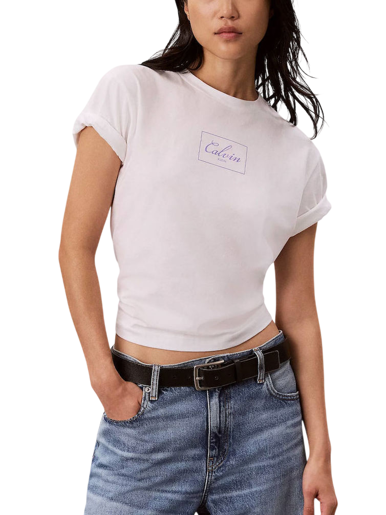Γυναικείο T-shirt Λευκό Calvin Klein LV047H811G-YAF