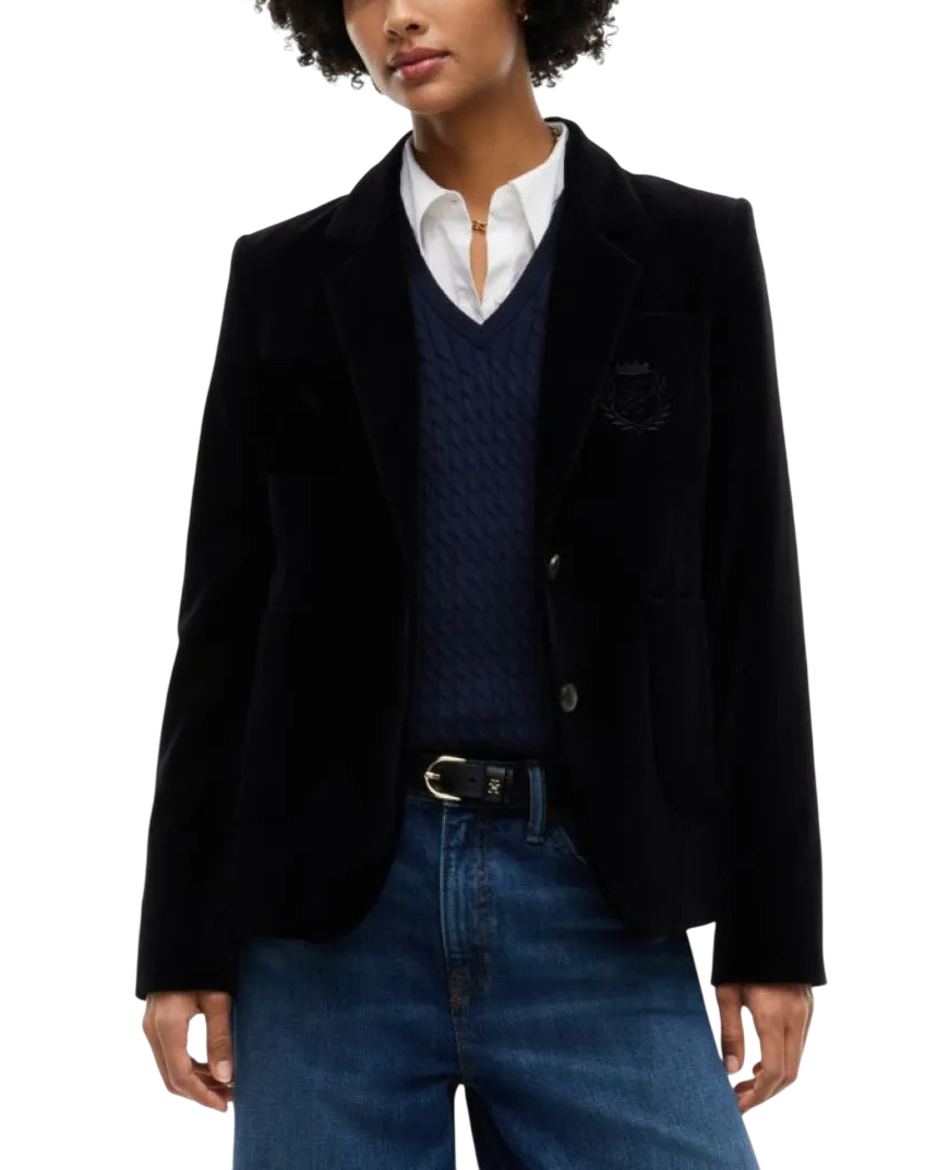 Γυναικείο Σακάκι Μαύρο Tommy Hilfiger WW0WW52321-BDS