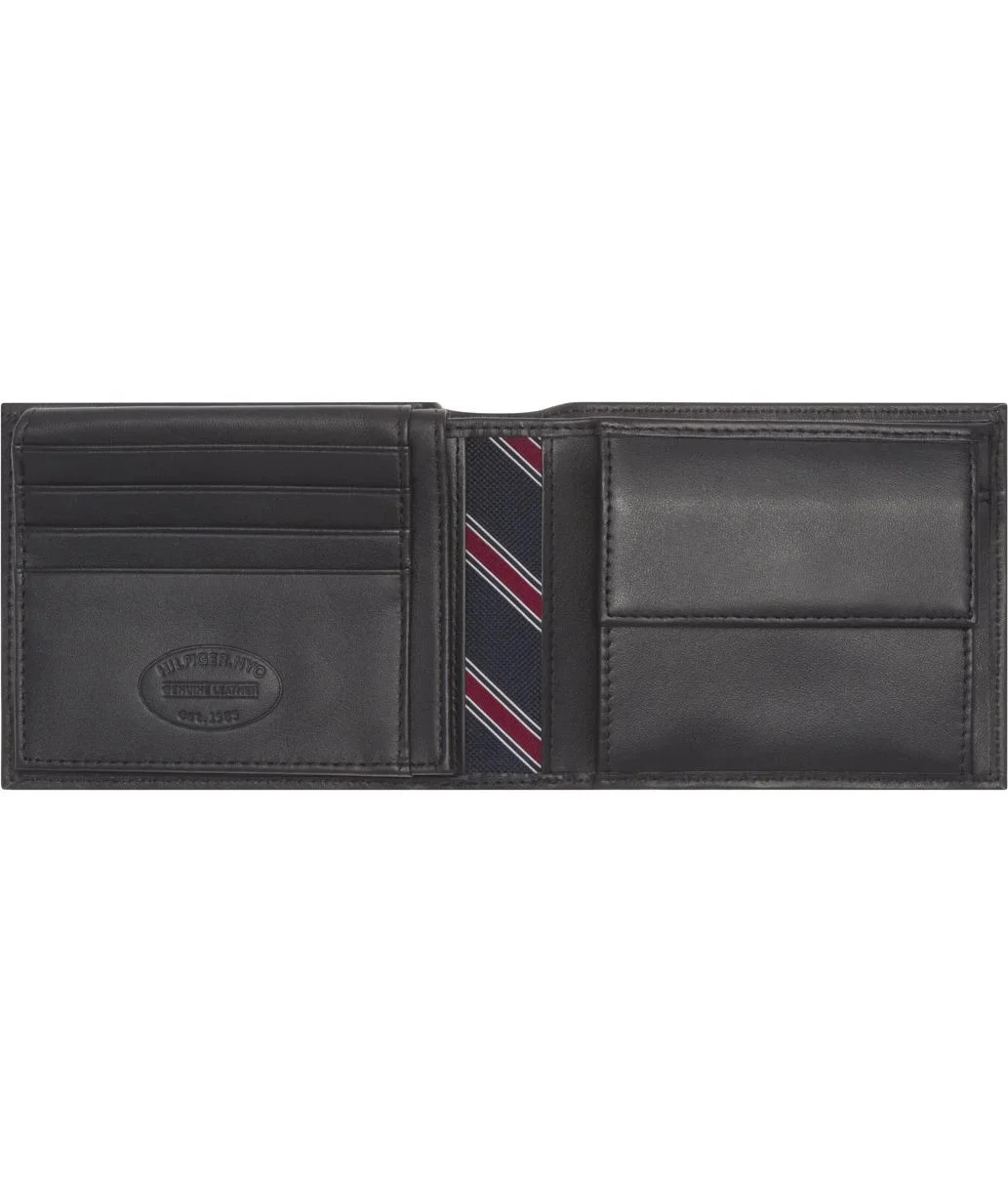 Ανδρικό Δερμάτινο Eton Πορτοφόλι Μαύρο Tommy Hilfiger AM0AM00652-002