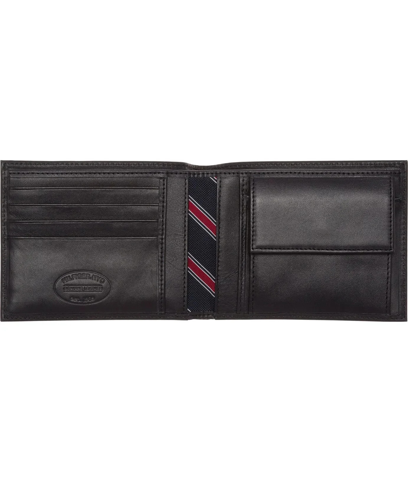 Ανδρικό Δερμάτινο Eton Πορτοφόλι Μαύρο Tommy Hilfiger AM0AM00651-002