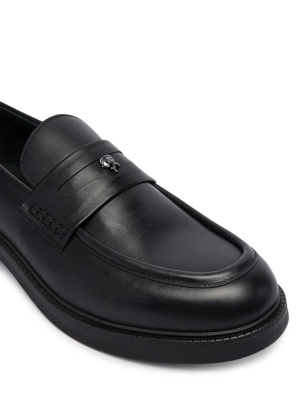 Ανδρικά Δερμάτινα Kai Loafers Μαύρα Karl Lagerfeld KL12816-000 Black