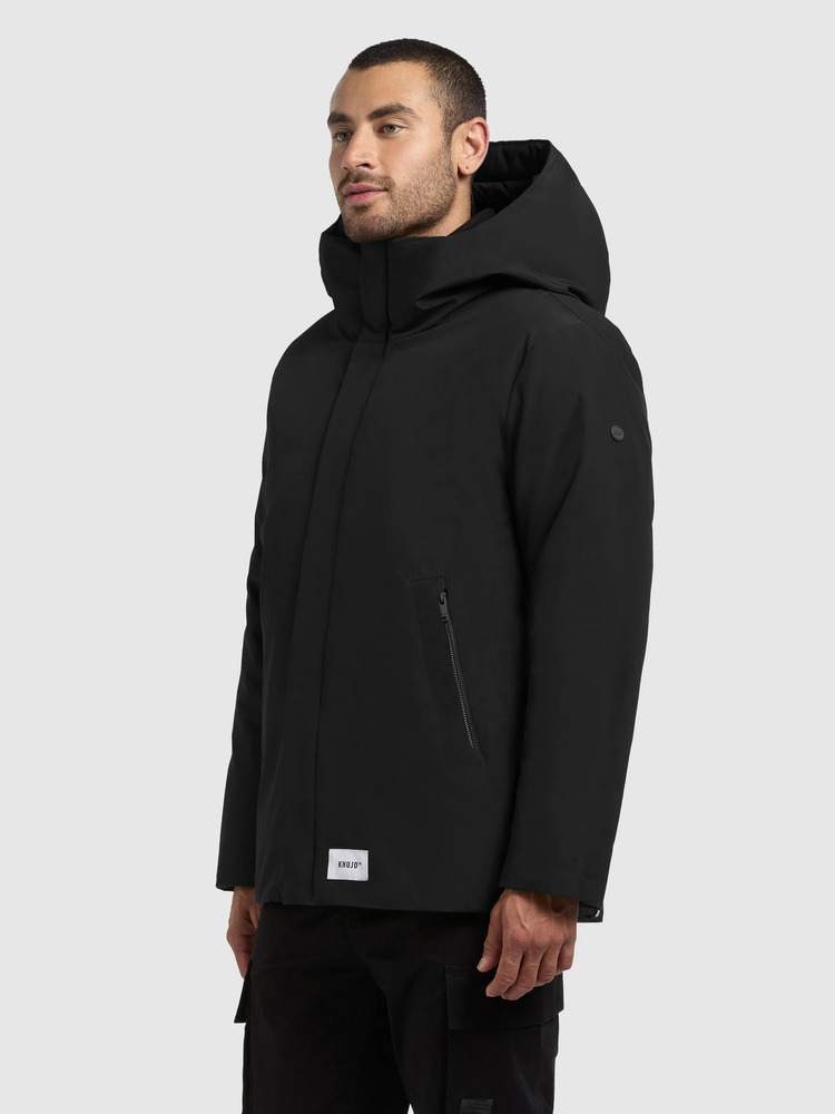 Ανδρικό Etian2 Μπουφάν Μαύρο Khujo KJ2110JK263-BLACK