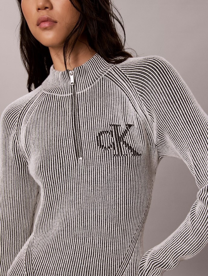 Γυναικείο Μακρυμάνικο Φόρεμα Calvin Klein LV047H376G-UB1