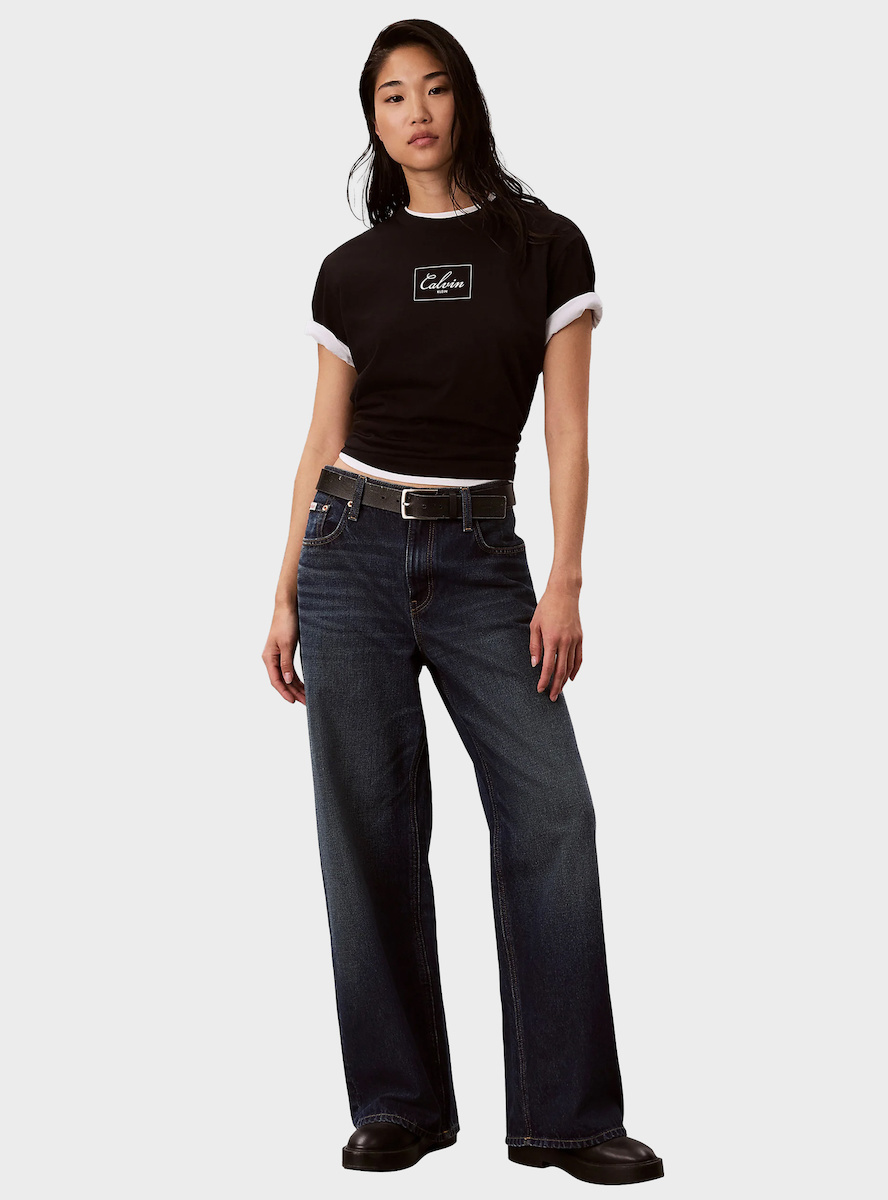 Γυναικείο T-shirt Μαύρο Calvin Klein LV047H811G-UB1