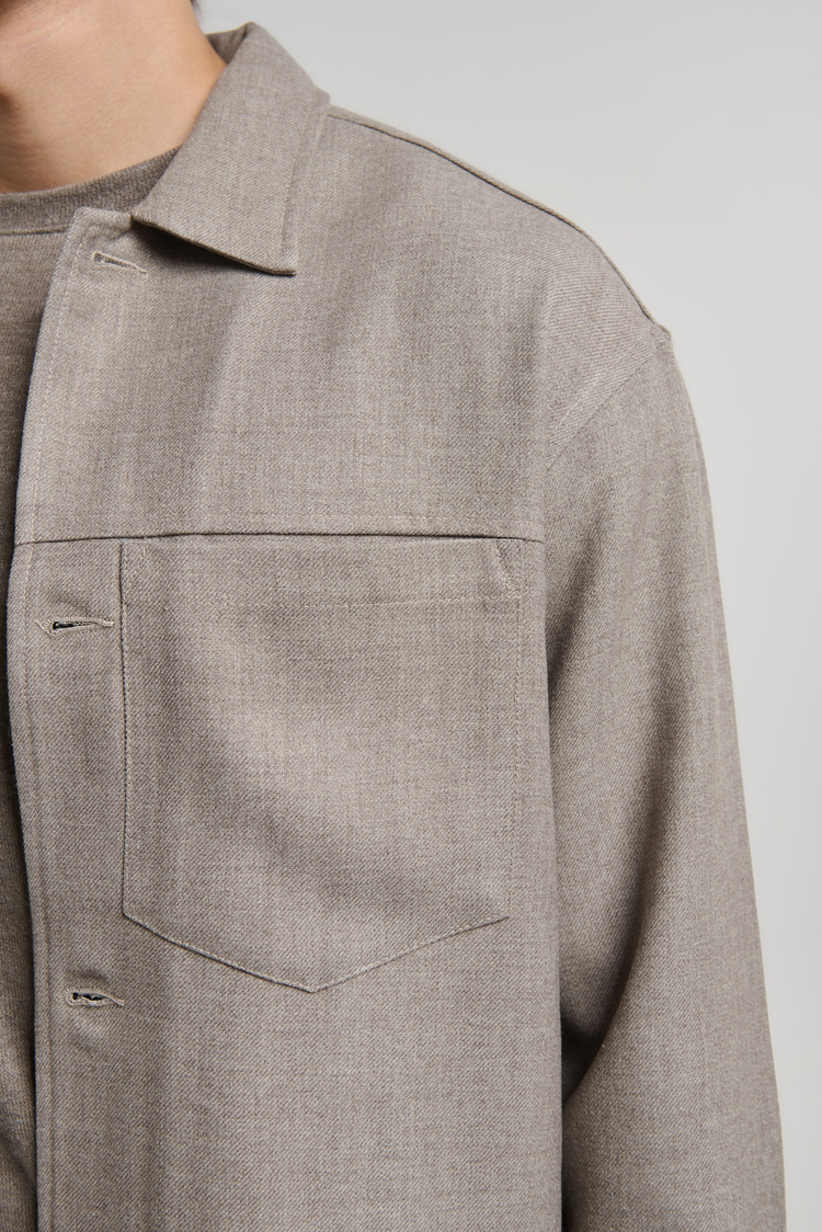 Ανδρικό Overshirt Μπεζ Royal Denim SANTO5164-BEIGE