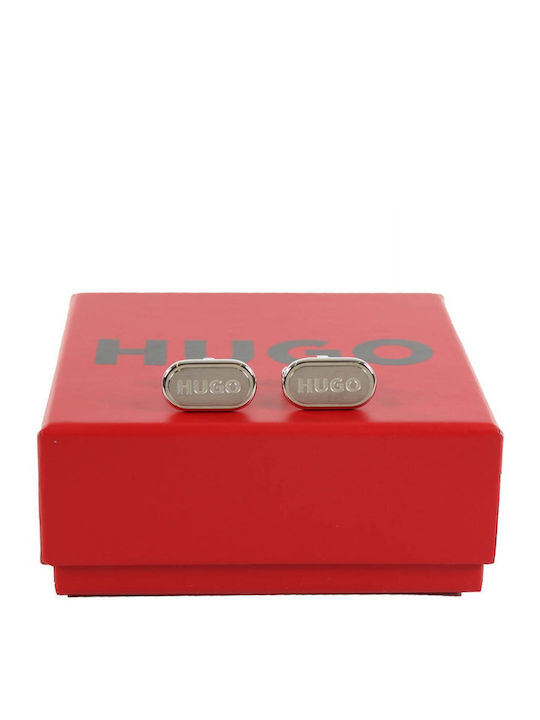 Ανδρικά E-Classic Μανικετόκουμπα Ασημί Hugo 50494892-040