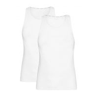 Ανδρικό Σετ Φανελάκια 2 Τεμάχια Λευκά Calvin Klein 000NB1099A-100