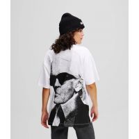 Γυναικείο T-shirt Λευκό Karl Lagerfeld Jeans A1W17030-100 WHITE