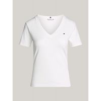 Γυναικείο T-shirt Εκρού Tommy Hilfiger WW0WW40584-02Z