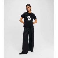 Γυναικείο Ikon Aquarelle T-shirt Μαύρο Karl Lagerfeld A2W17119-999 Black