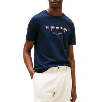 Ανδρικό T-shirt Navy Μπλε Tommy Hilfiger MW0MW38616-DW5